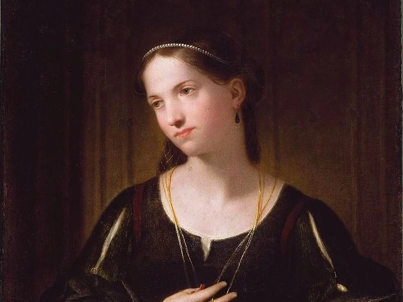 1779-Washington Allston - Ritratto di Beatrice Portinari